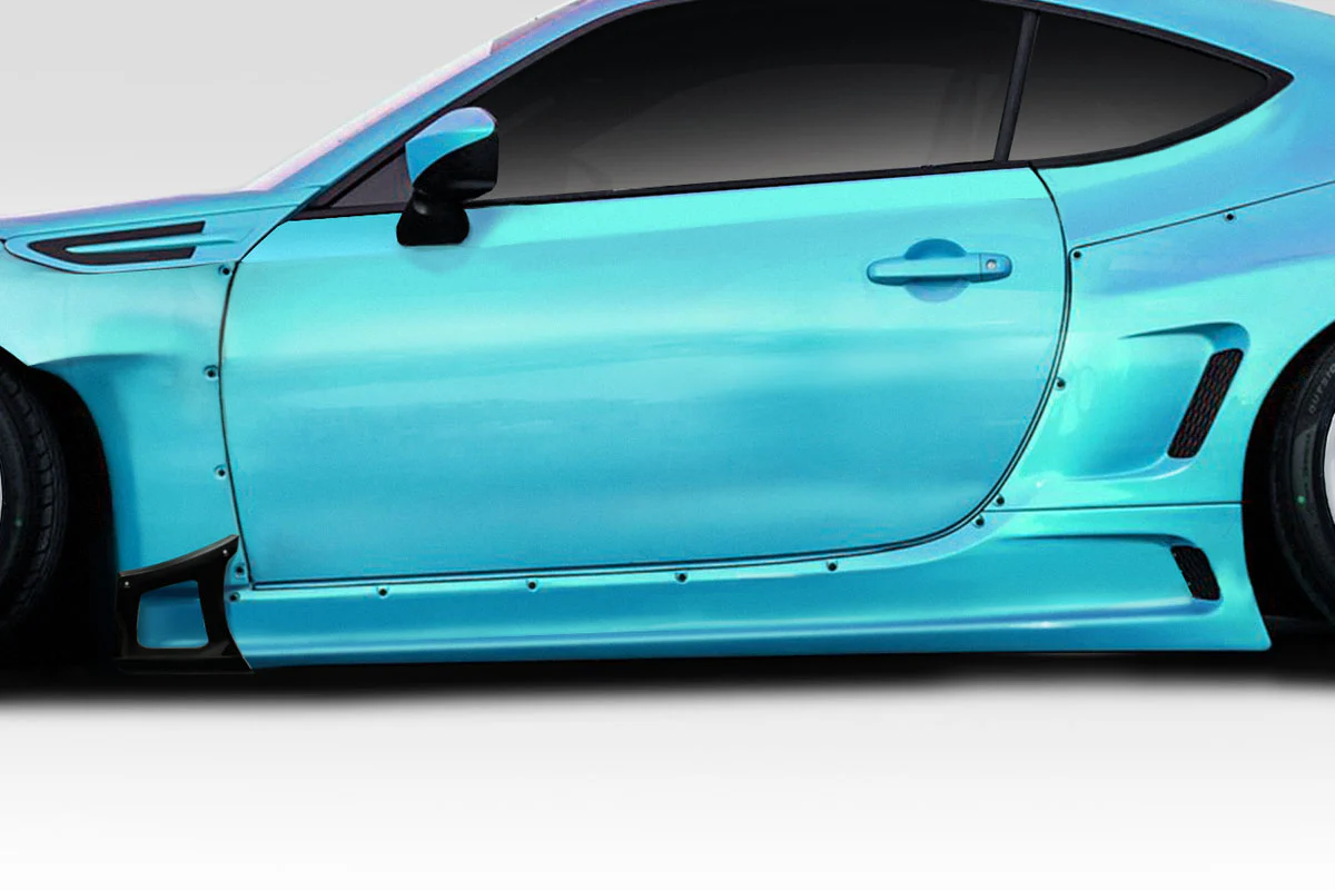 Scion FR-S / Toyota 86 / Subaru BRZ (2013-2020) Wide Body GT500 V3 Side Skirts - Image 5