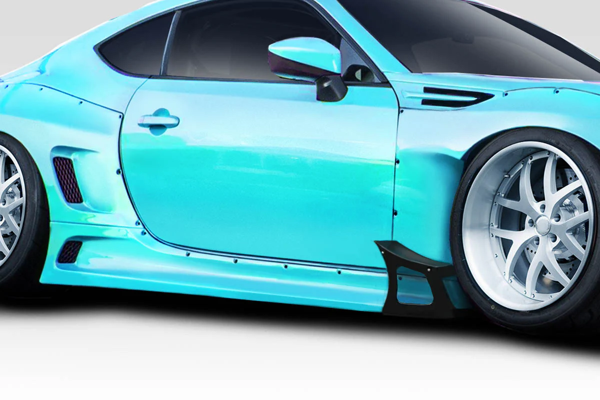 Scion FR-S / Toyota 86 / Subaru BRZ (2013-2020) Wide Body GT500 V3 Side Skirts - Image 7