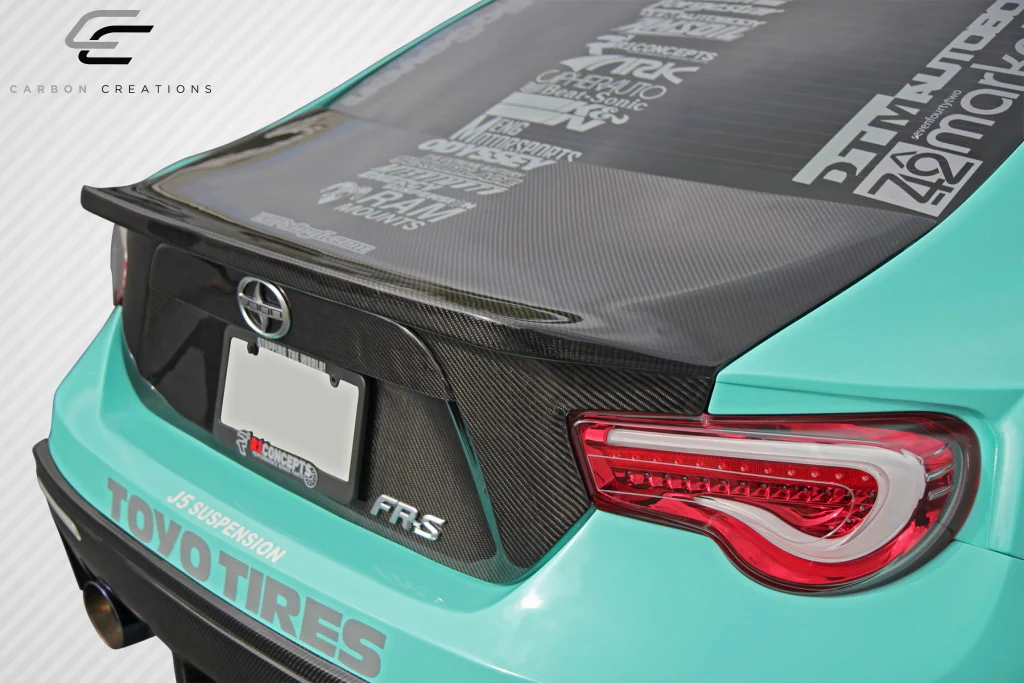 Scion FR-S / Toyota 86 / Subaru BRZ Carbon Fiber 86-R Trunk - Image 9