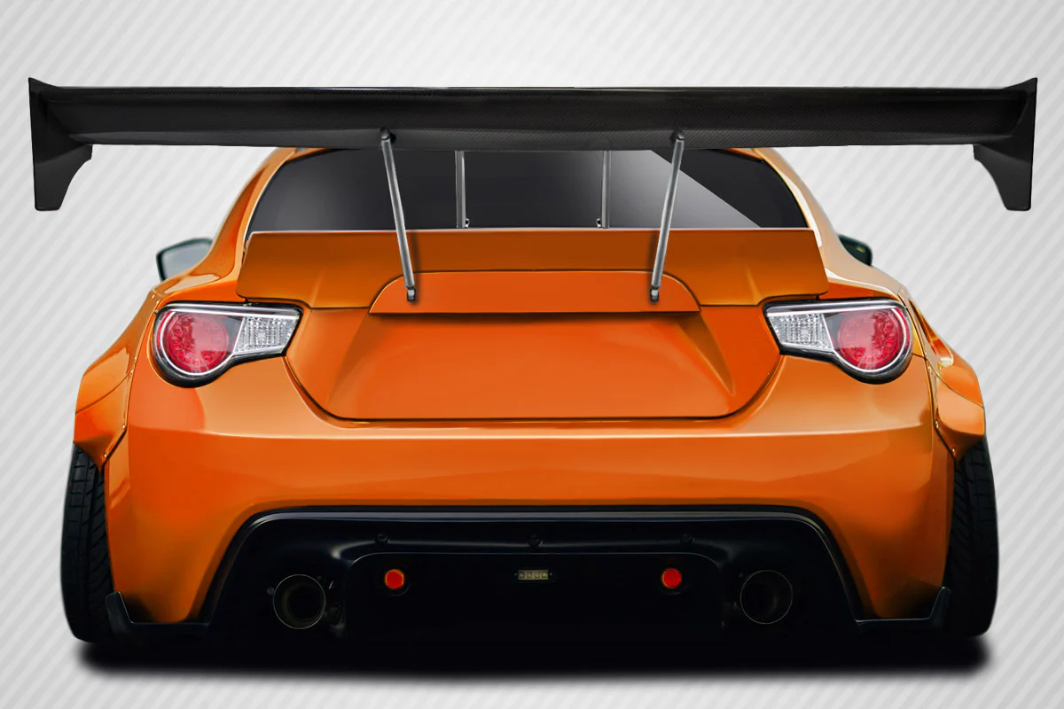 Scion FR-S / Toyota 86 / Subaru BRZ Carbon Fiber GT500 V3 GT Swan Wing Spoiler - Image 8