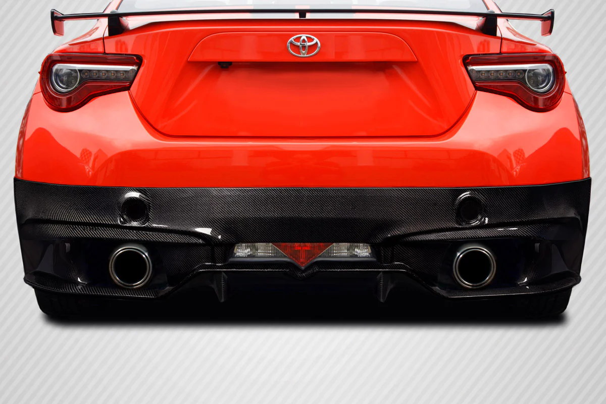 Scion FR-S / Toyota 86 / Subaru BRZ Carbon Fiber TD3000 V2 Rear Diffuser - Image 5