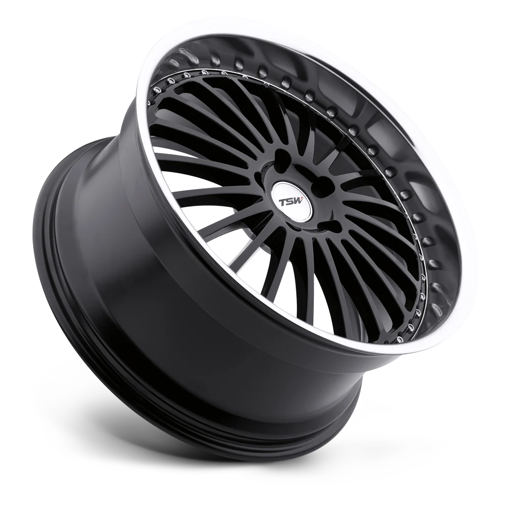 Silverstone Wheel (Gloss Black/Mirror Cut Lip) - Image 3