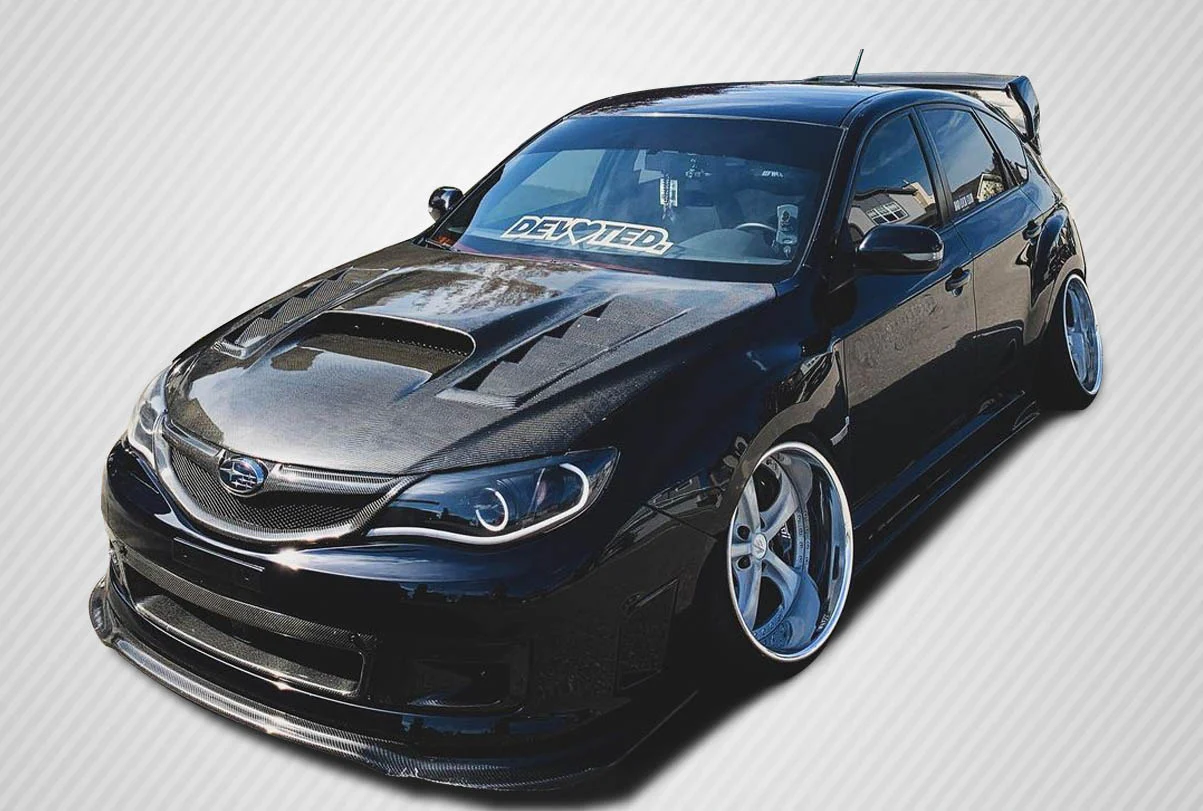 Subaru Impreza WRX STI (2008-2014) Carbon Fiber Dritech GT Concept Hood