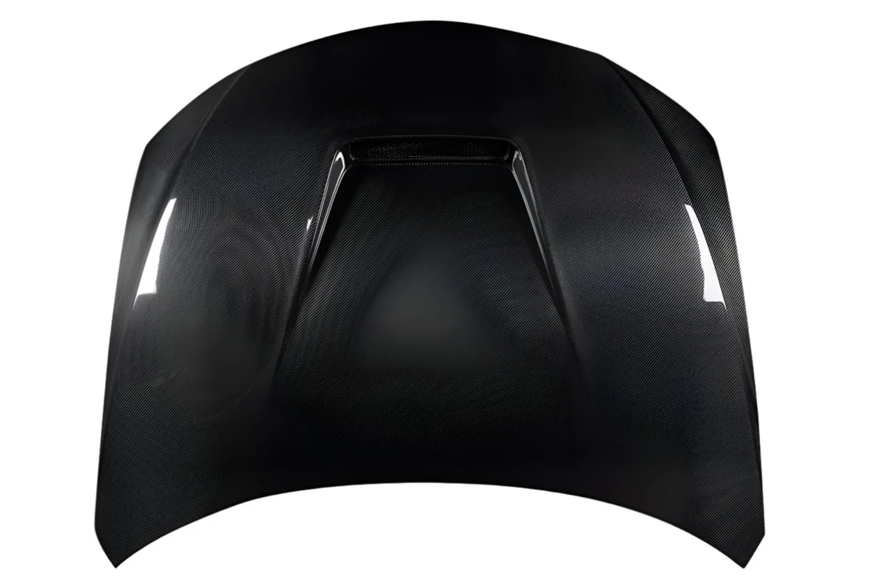 Subaru Impreza WRX STI (2008-2014) Carbon Fiber Vortex Hood - Image 4