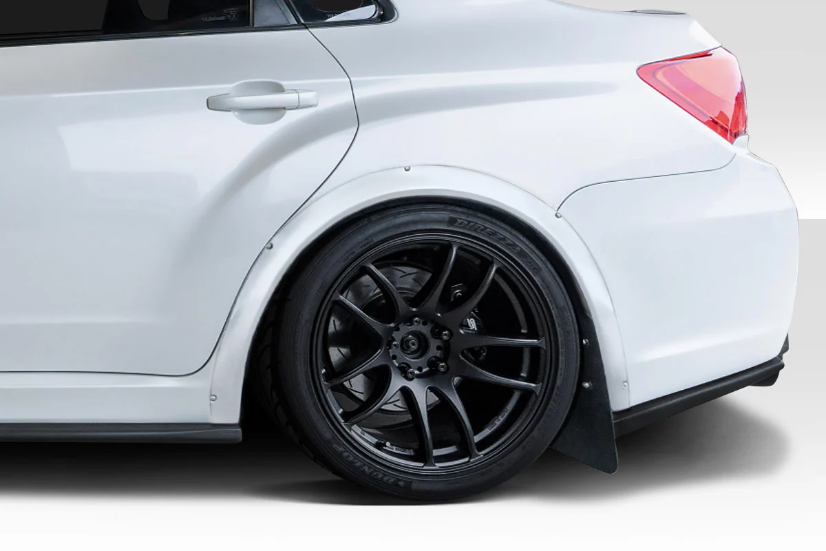 Subaru Impreza WRX STI (2011-2014) Rally Rear Fender Flares - Image 4