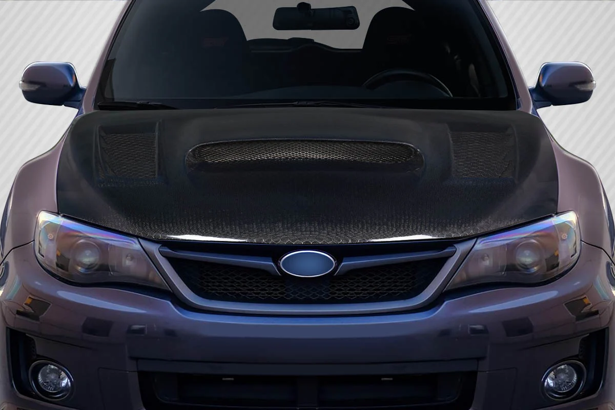 Subaru Impreza / WRX STI Carbon Fiber Geo6ix Dritech GT Concept Hood - Image 5