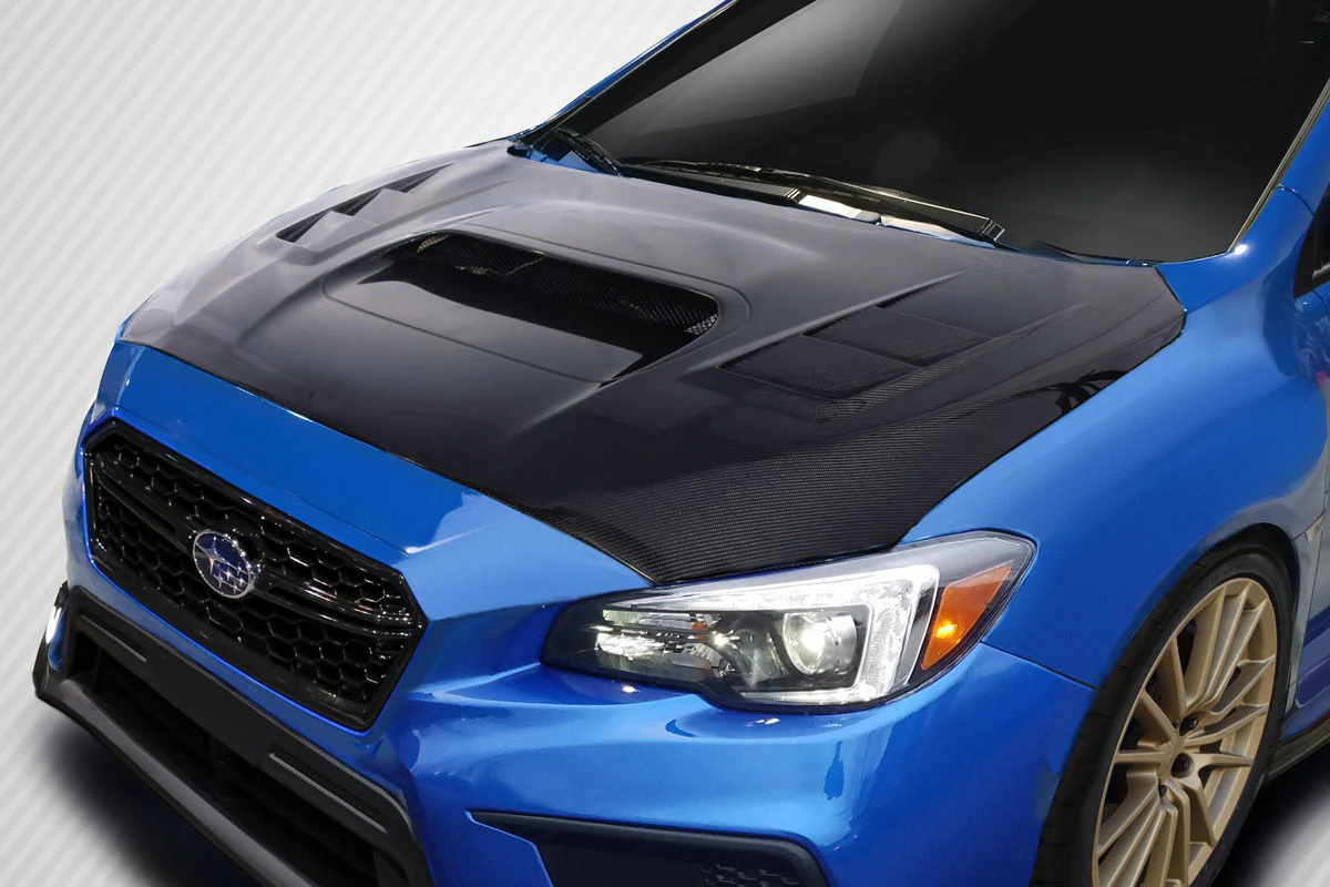 Subaru WRX (2015-2021) Carbon Fiber C-1 Hood - Image 10