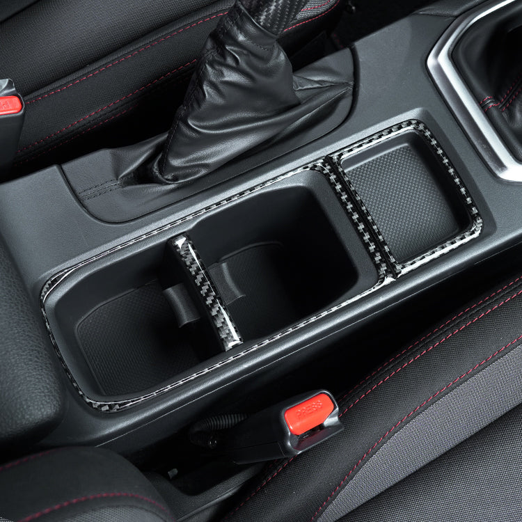 Subaru WRX (2022-2025) P&S Series Carbon Fiber Cupholder Inner Trim - Image 4