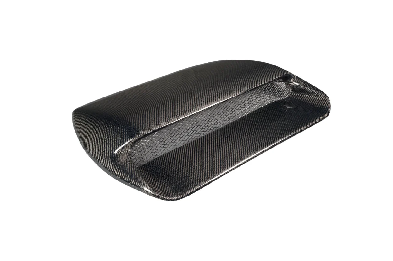 Subaru WRX STI (2015-2021) Carbon Fiber Hyperflow Hood Scoop - Image 2