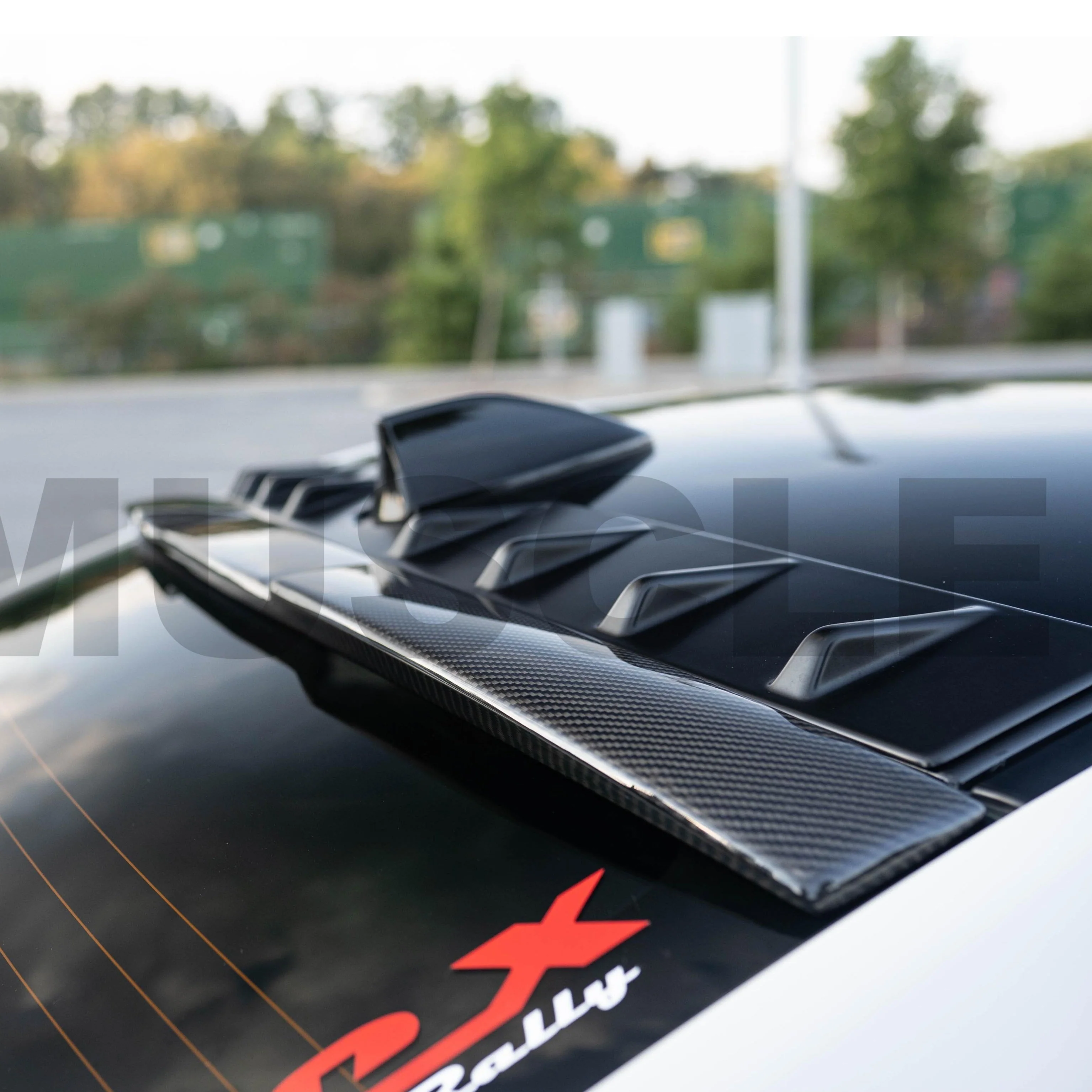 Subaru WRX STI (2015-2021) Carbon Fiber Roof Spoiler V2 - Image 3