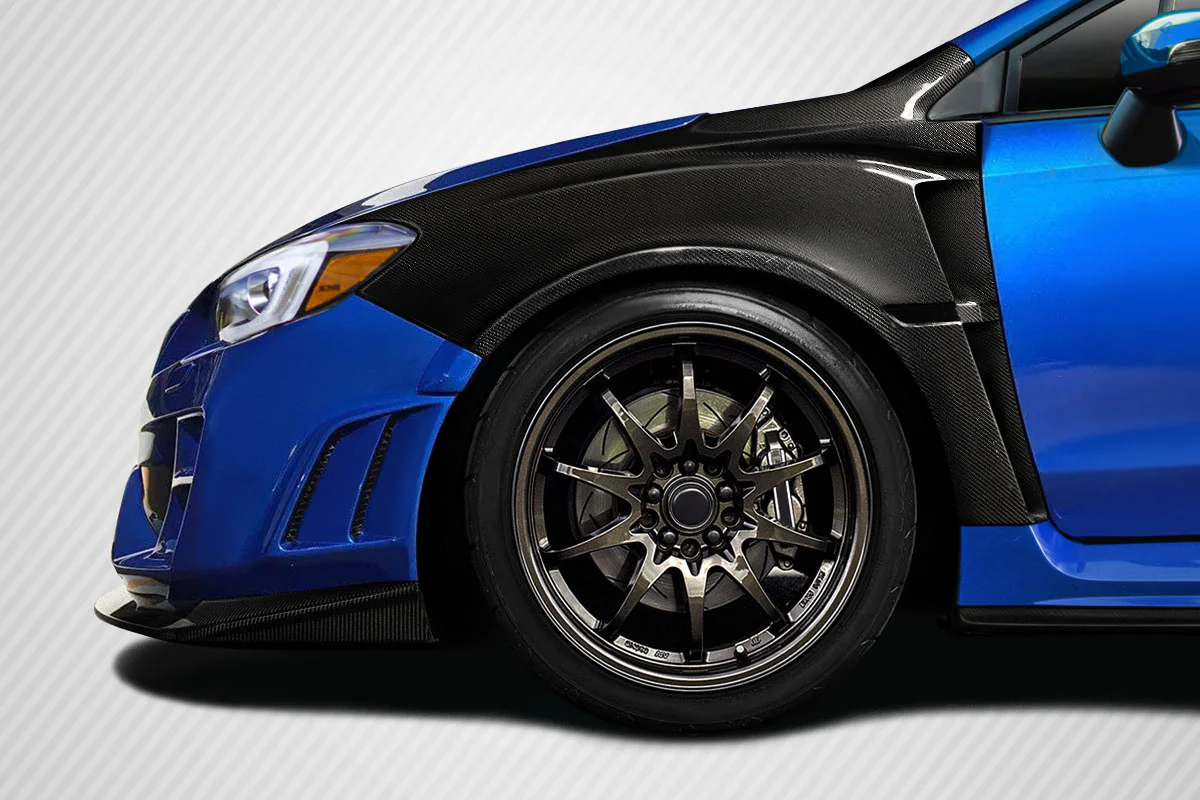 Subaru WRX STI (2015-2021) Carbon Fiber VRS Front Fenders - Image 8