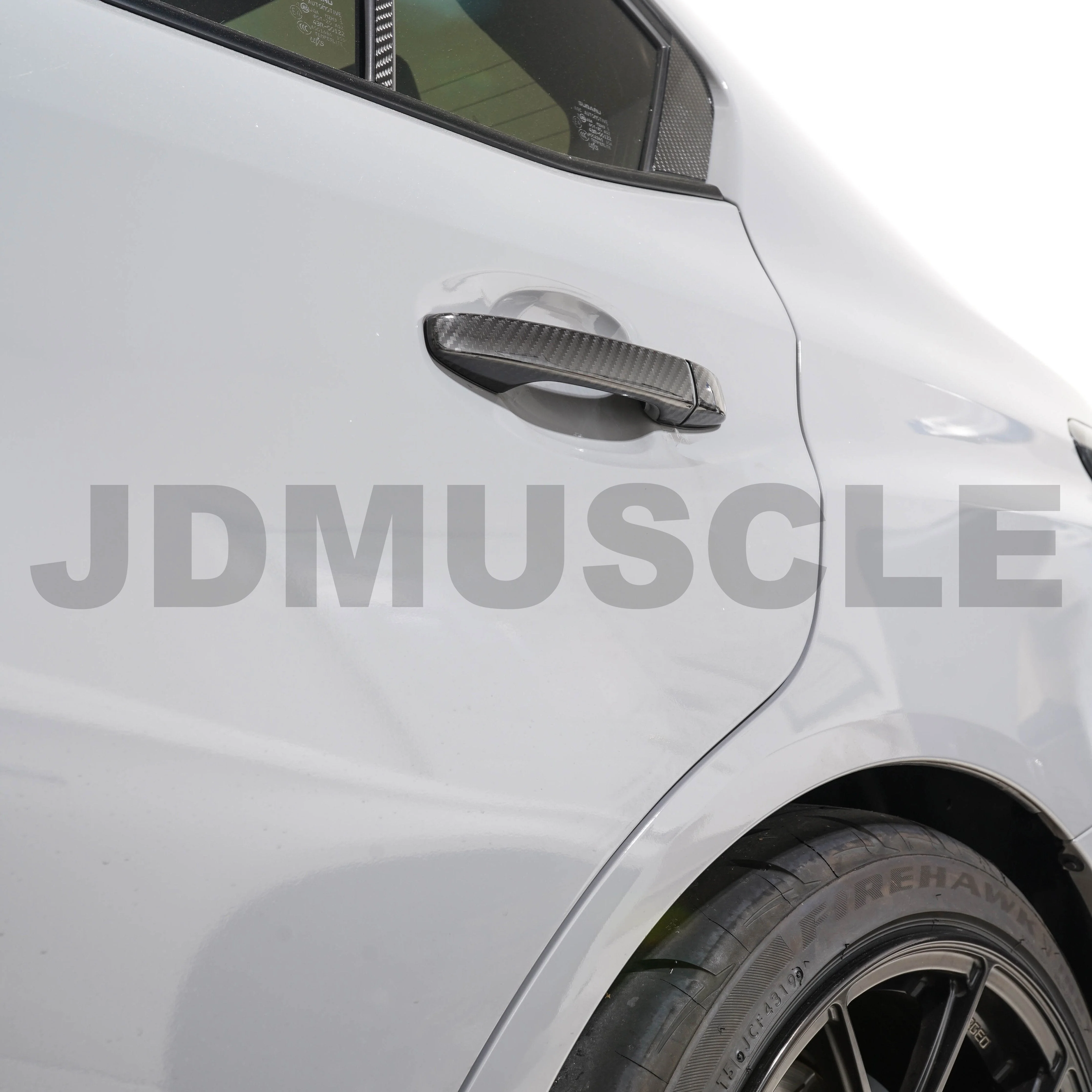 Subaru WRX STI (2015-2021) Tanso Dry Carbon Fiber Door Handle Covers (Gloss Finish) - Image 3