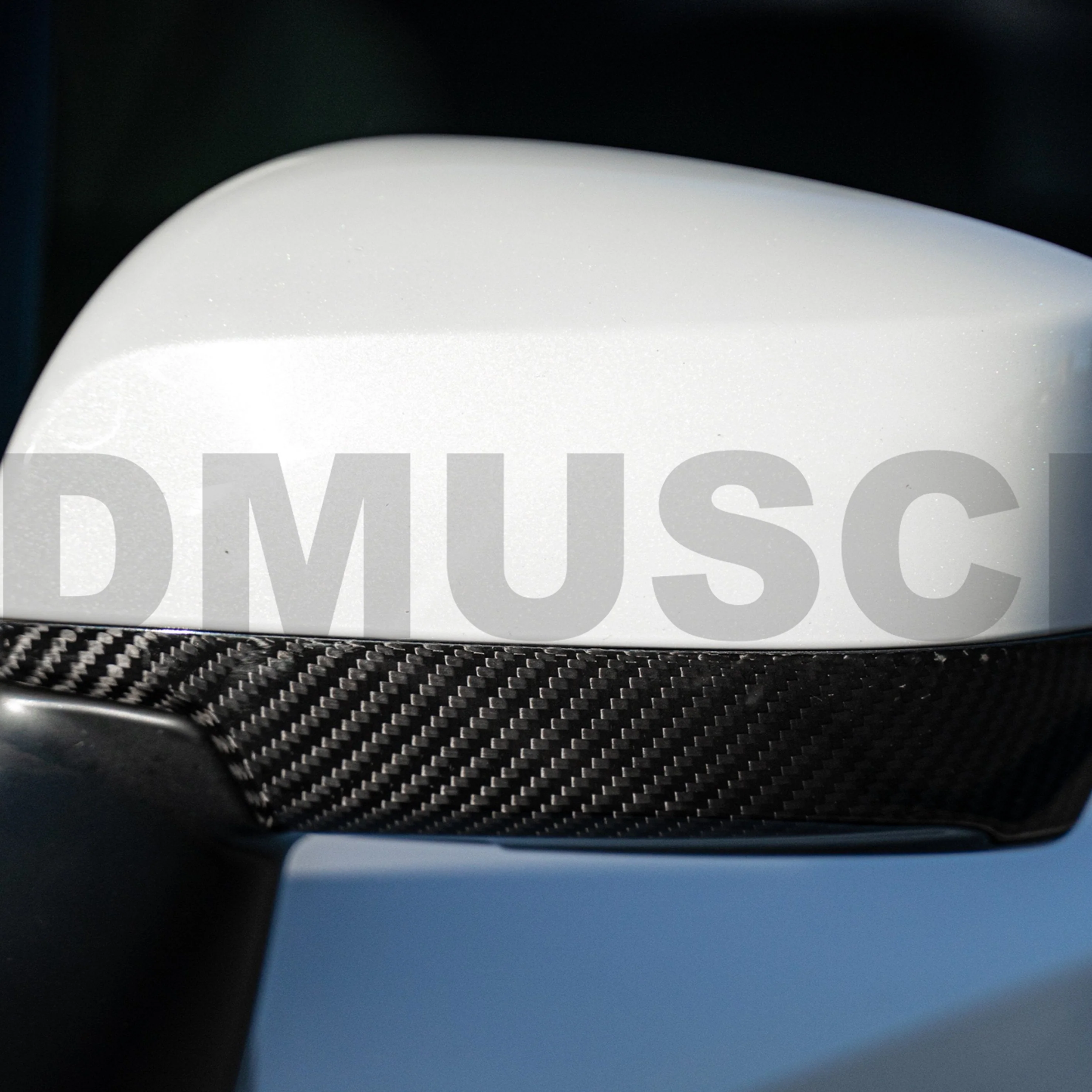 Subaru WRX STI (2015-2021) Tanso Dry Carbon Fiber Side Mirror Lower Trim Covers - Image 2