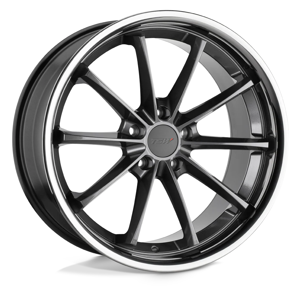 Sweep Wheel (Gloss Gunmetal/Stainless Lip)