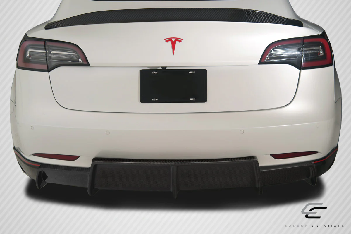 Tesla Model 3 (2018-2023) Carbon Fiber GT Concept Body Kit (5-Piece) - Image 10