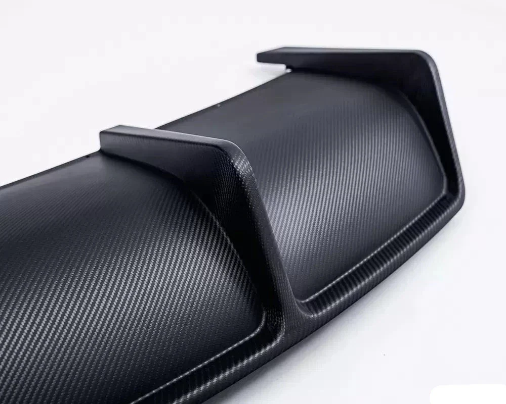 Tesla Model 3 Matte Carbon Fiber Rear Diffuser - Image 11