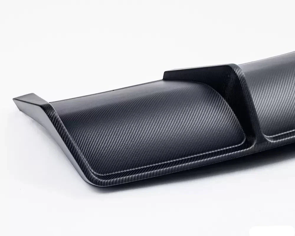 Tesla Model 3 Matte Carbon Fiber Rear Diffuser - Image 9