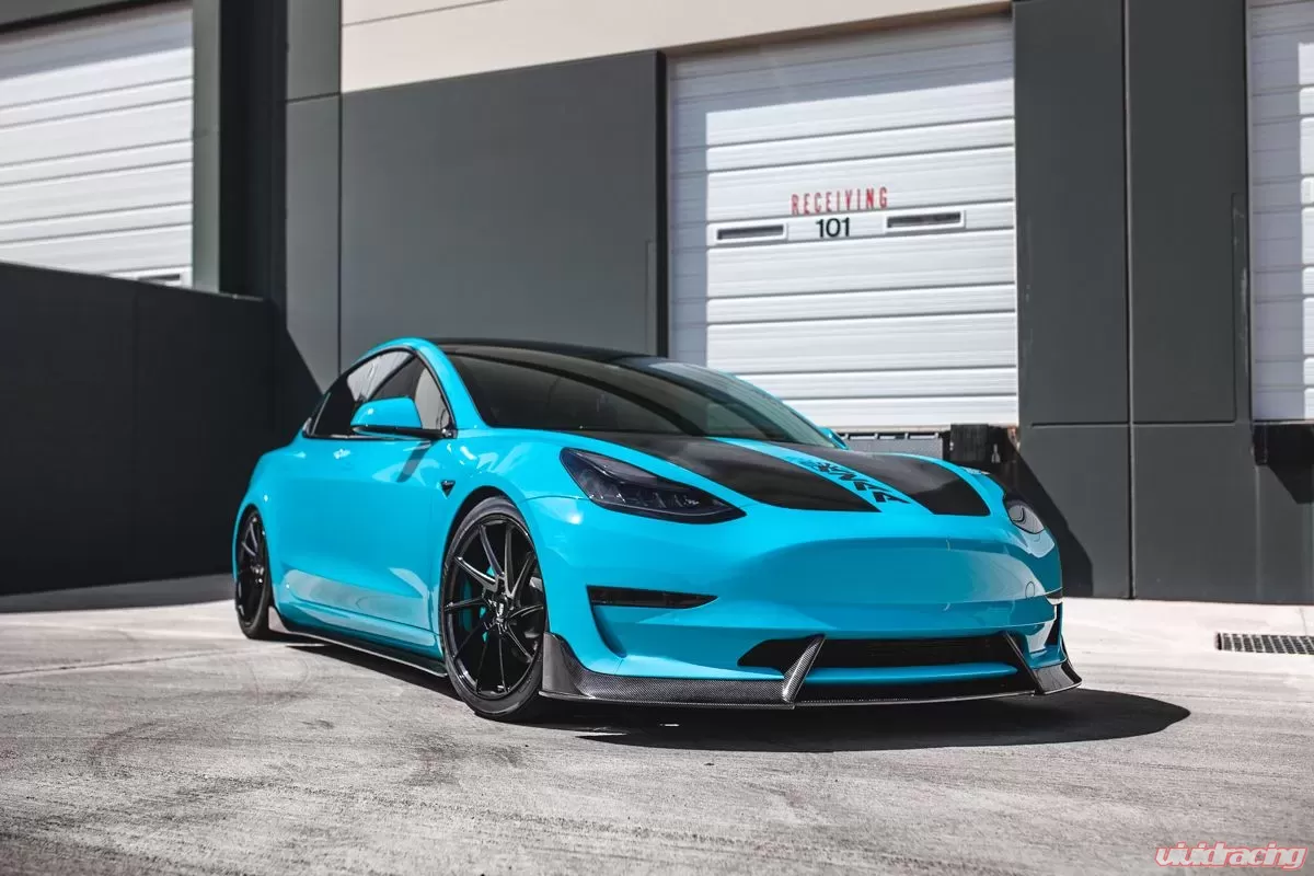 Tesla Model 3 SL Style Carbon Fiber Side Skirts - Image 3