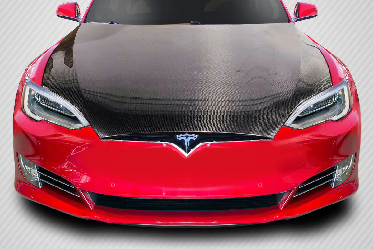 Tesla Model S Carbon Fiber DriTech OEM Look Hood - Image 5