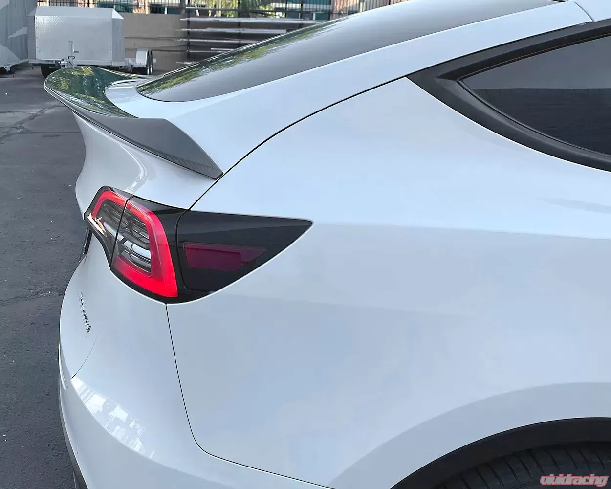 Tesla Model Y Carbon Fiber Rear Trunk Spoiler - Image 7
