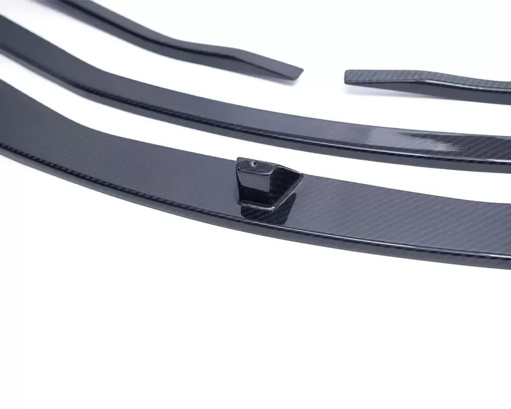 Toyota Supra A90 Carbon Fiber 4-Piece Front Lip - Image 5