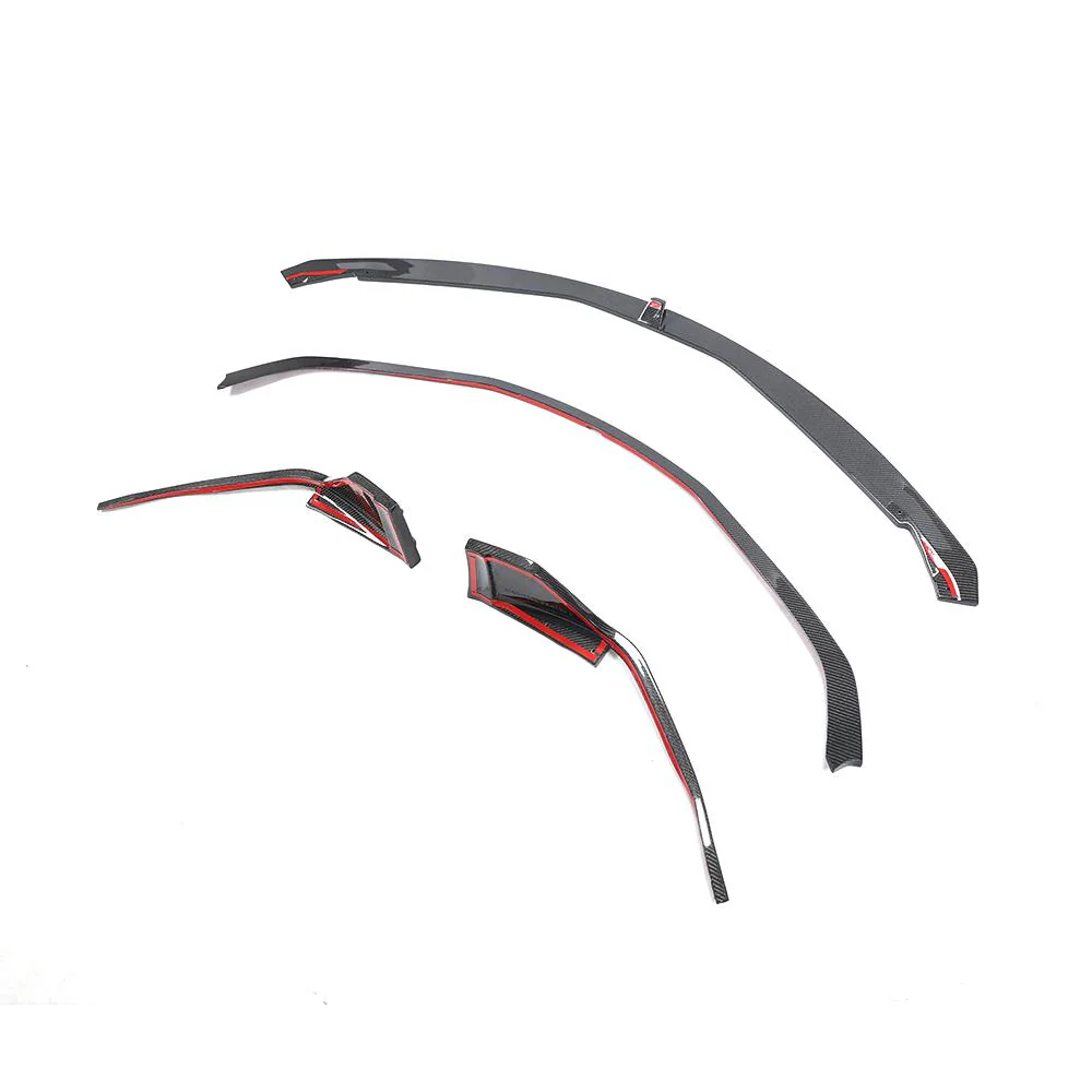 Toyota Supra A90 Carbon Fiber Front Bumper Lip - Image 3