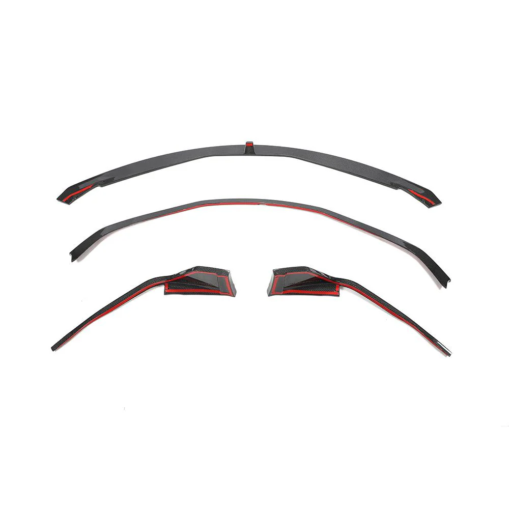 Toyota Supra A90 Carbon Fiber Front Bumper Lip - Image 4