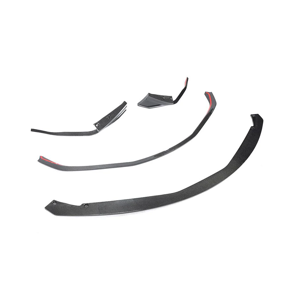Toyota Supra A90 Carbon Fiber Front Bumper Lip - Image 7