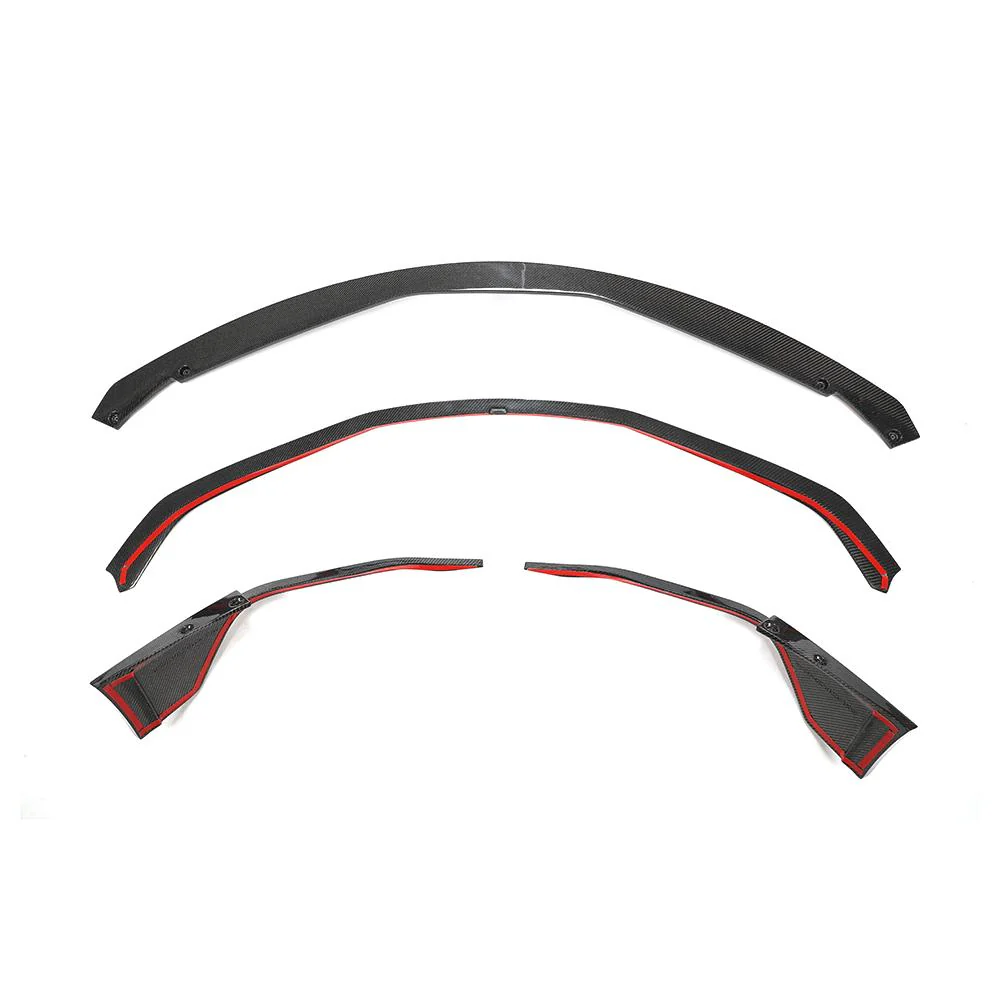 Toyota Supra A90 Carbon Fiber Front Bumper Lip - Image 9