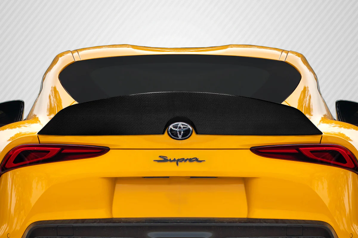 Toyota Supra A90 Carbon Fiber Zero Rear Wing Spoiler - Image 6