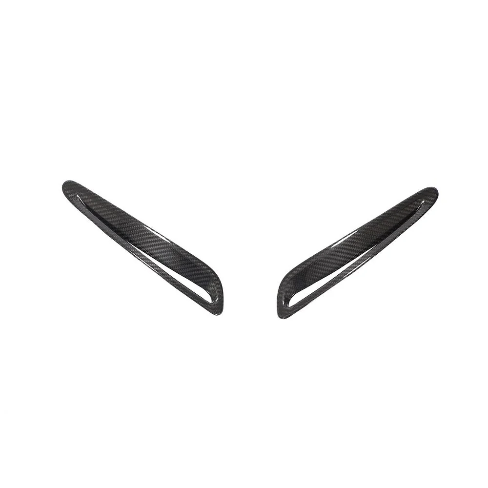 Toyota Supra A90 Dry Carbon Fiber Hood Vent Scoop Covers - Image 3