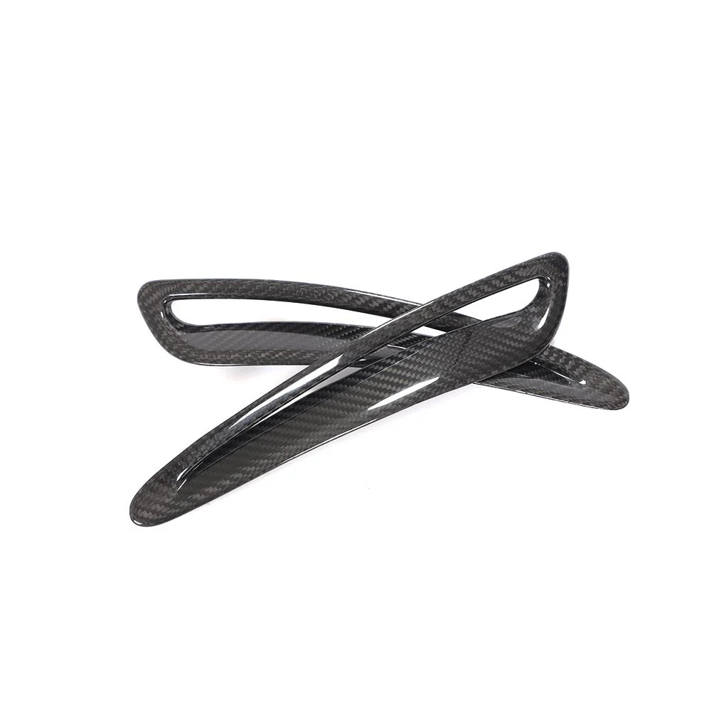 Toyota Supra A90 Dry Carbon Fiber Hood Vent Scoop Covers - Image 6