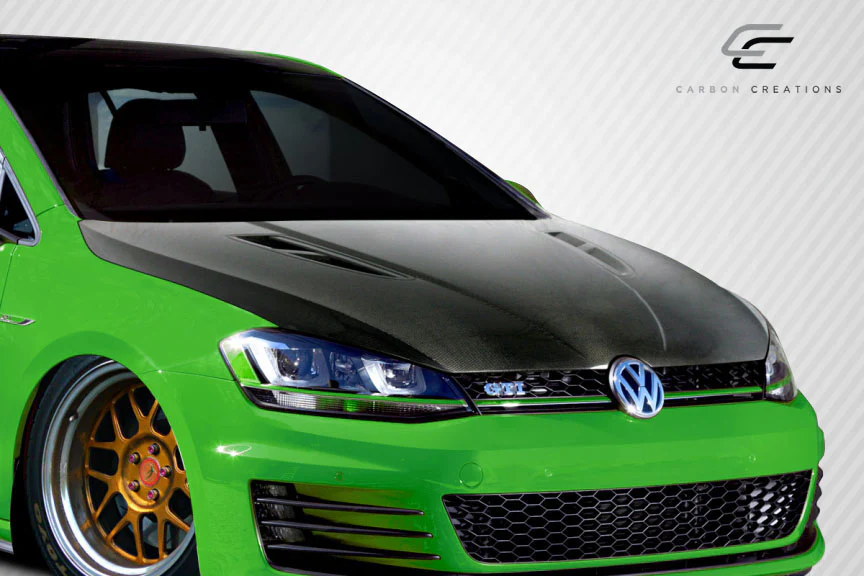 Volkswagen Golf GTi (2015-2021) Carbon Fiber DriTech K Design Hood - Image 6