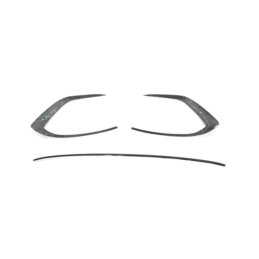 Volkswagen Golf GTi MK8 Carbon Fiber Front Bumper Canard - Image 2