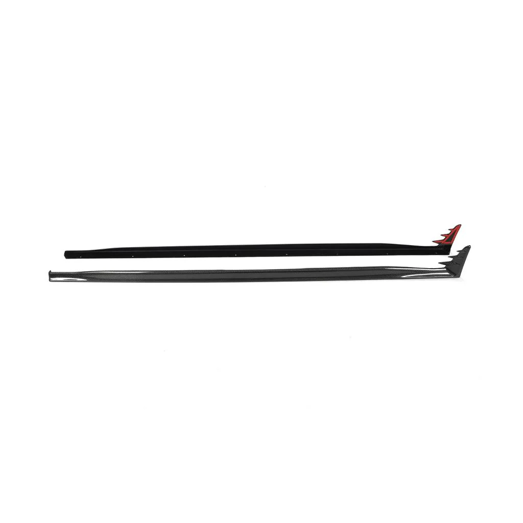 Volkswagen Golf GTi MK8 Carbon Fiber Side Skirts - Image 2