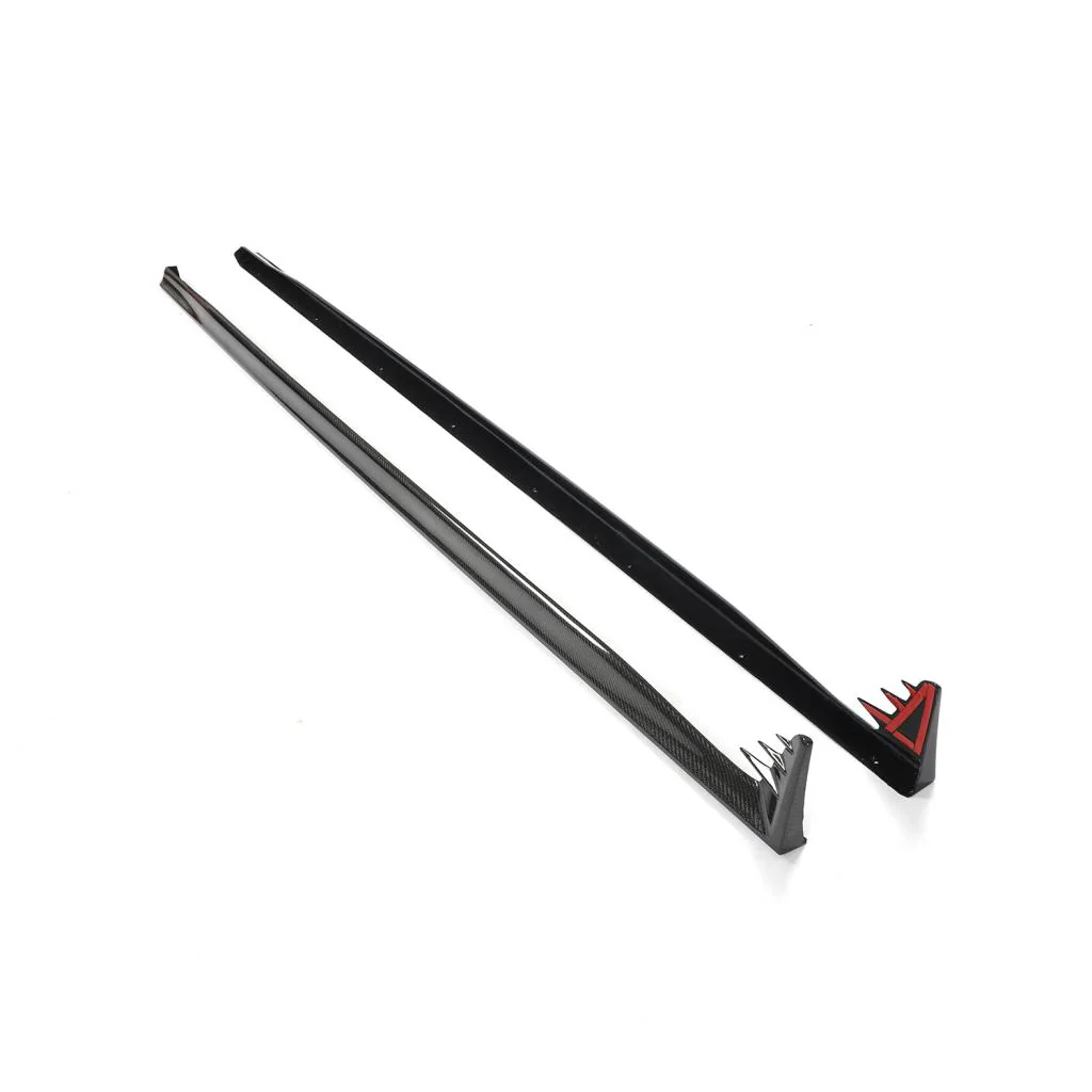 Volkswagen Golf GTi MK8 Carbon Fiber Side Skirts - Image 5