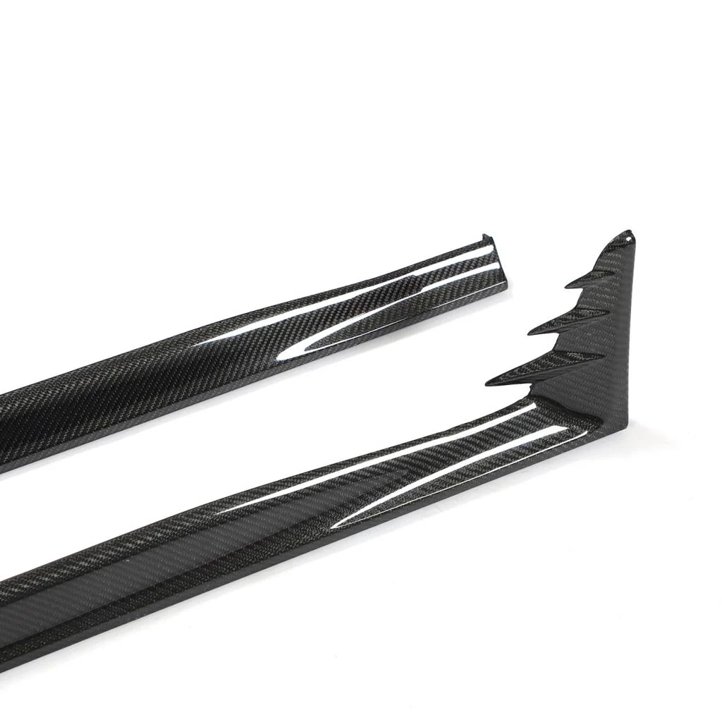 Volkswagen Golf GTi MK8 Carbon Fiber Side Skirts - Image 7