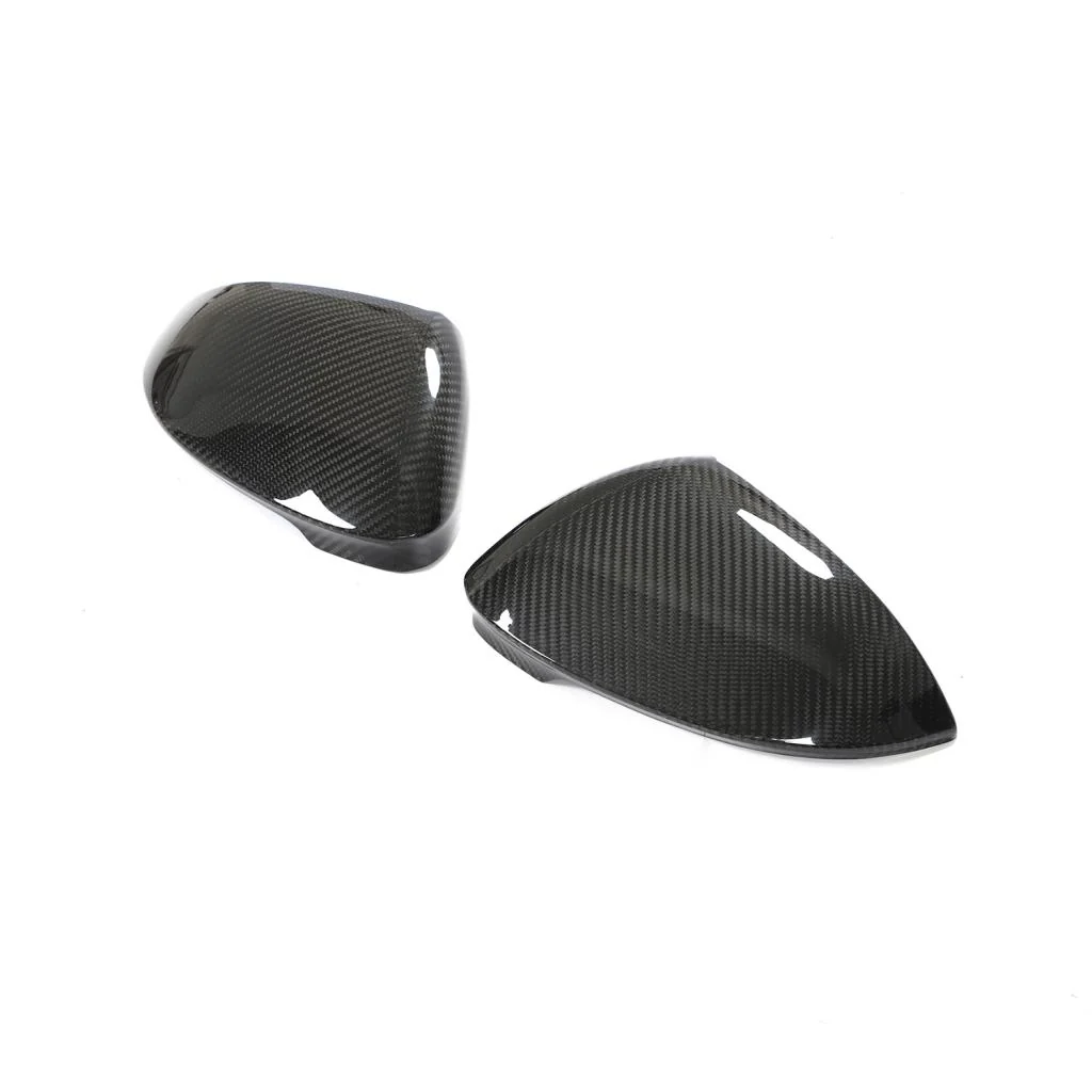 Volkswagen Golf GTi MK8 Dry Carbon Fiber Side Mirror Covers - Image 3