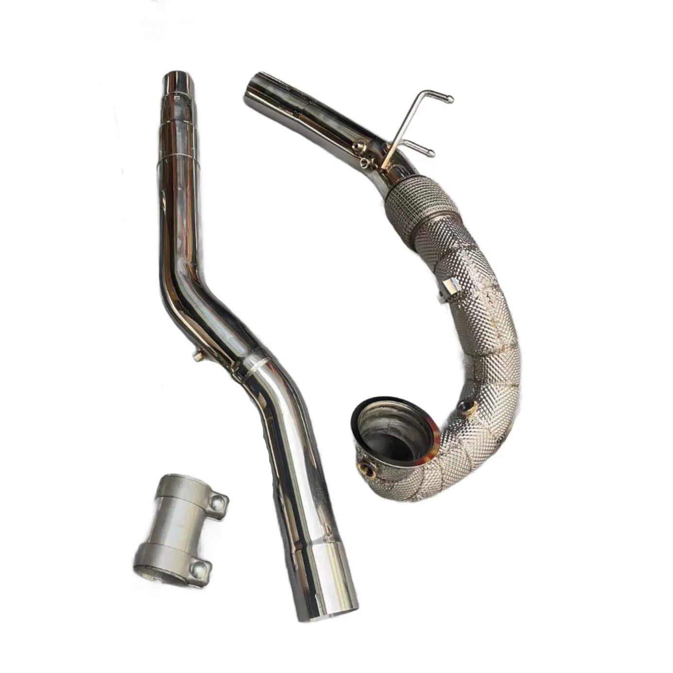 Volkswagen Golf R MK8 SS304 Catless Downpipe Exhaust - Image 2